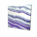 Fondo 12 x 12 in. Purple Geode-Print on Canvas FO2772661